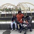 Tracey Boakye goes shopping with her kids in Dubai