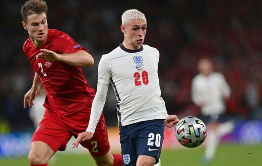 England midfielder Phil Foden