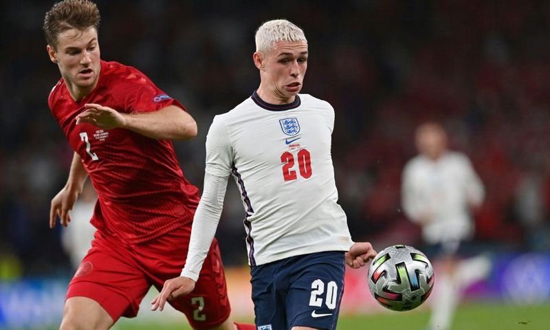 England midfielder Phil Foden