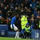 Demarai Gray (left)scored Everton's stoppage time winner against Arsenal