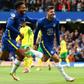 Chelsea's Mason Mount (R) celebrates with Reece James