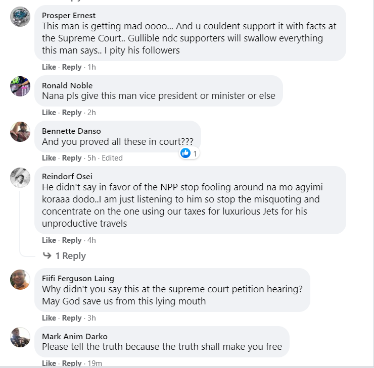 Facebook comments