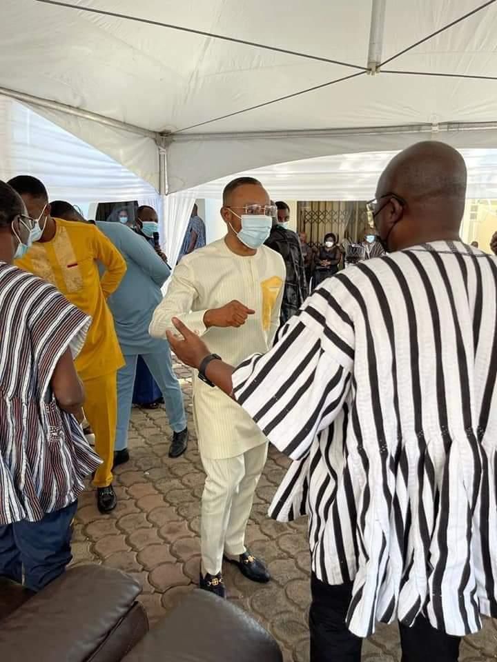 Owusu Bempah with Dr Mahamudu Bawumia