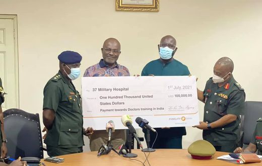 Ken Agyapong gives $100k to train specialists for 37 Military Hospital Cardio Centre