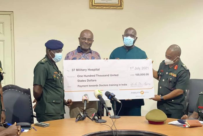 Ken Agyapong gives $100k to train specialists for 37 Military Hospital Cardio Centre