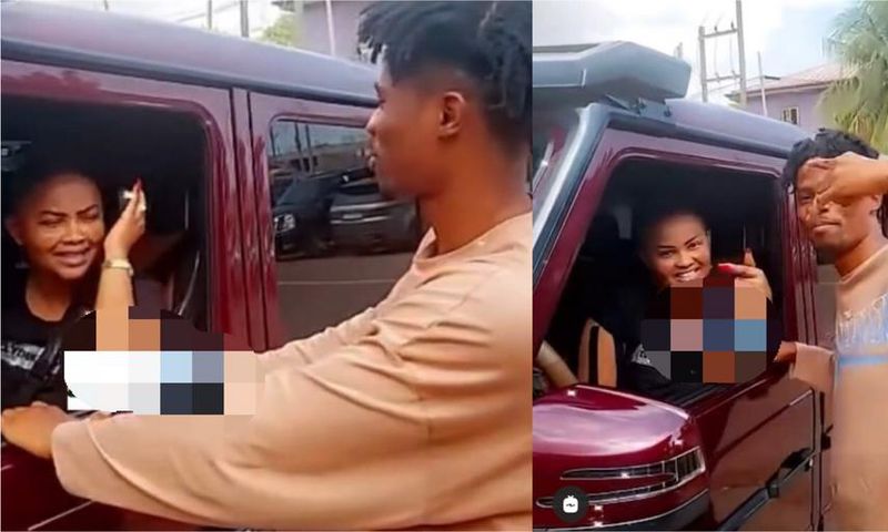 Nana Ama McBrown meets Kwesi Arthur for the first time