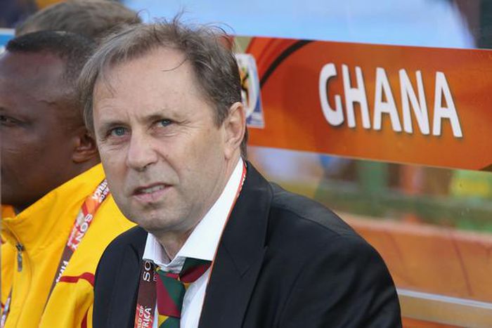 Milovan Rajevac checks into Alisa Hotel as he awaits Black Stars job