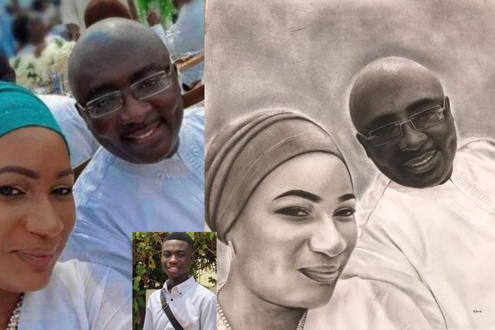 18-year-old SHS graduate who scored 8As draws Bawumia and Samira