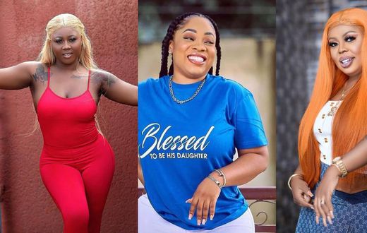 Salma Mumin, Moesha Boduong, and Afia Schwarzenegger