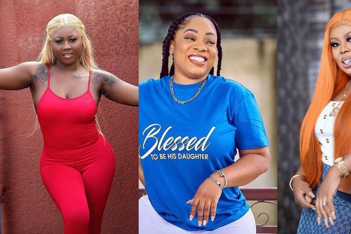 Salma Mumin, Moesha Boduong, and Afia Schwarzenegger