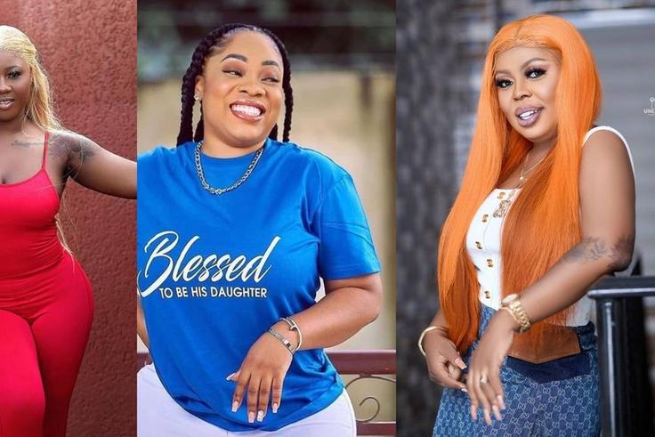 Salma Mumin, Moesha Boduong, and Afia Schwarzenegger