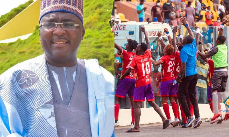 Mahamudu Bawumia: Vice President congratulates Hearts of Oak for winning Premier league