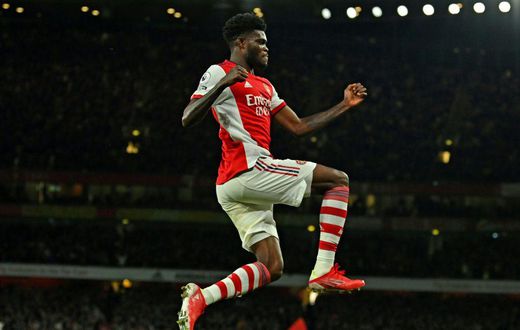 Arsenal midfielder Thomas Partey