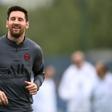 Lionel Messi trained on Monday having missed PSG's last two games with a knee injury