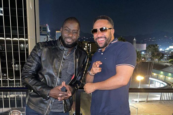 Majid Michel meets Chris Attoh for the first time in 6 years