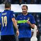 Giorgio Chiellini passed the Italian captain's armband to Leonardo Bonucci before going off against Switzerland.