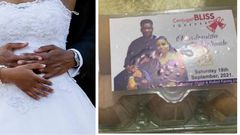 Couple leaves guests in awe after serving a crate of eggs as souvenir at their wedding