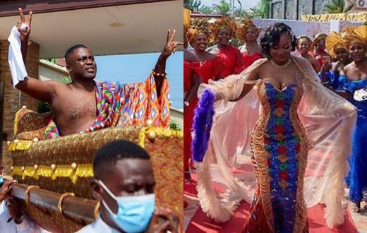 Naa Dromo and Charles traditional wedding