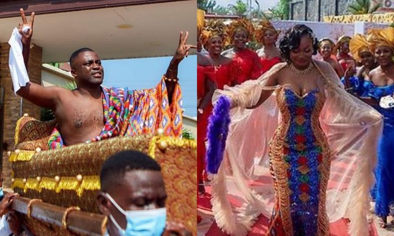 Naa Dromo and Charles traditional wedding