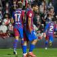 A frustrated Kun Aguero at the end of Barcelona's 1-0 defeat against Rayo Vallecano on Wednesday that proved the last straw for Ronald Koeman