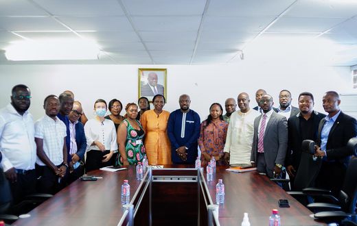 Zambian delegation in Ghana