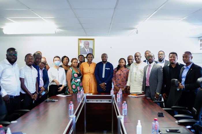 Zambian delegation in Ghana