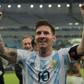 Messi celebrated his first continental honour with Argentina in their Copa triumph over arch-rivals Brazil
