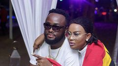 Ghanaian actress, Nana Ama Mcbrown and her husband, Maxwell Mensah