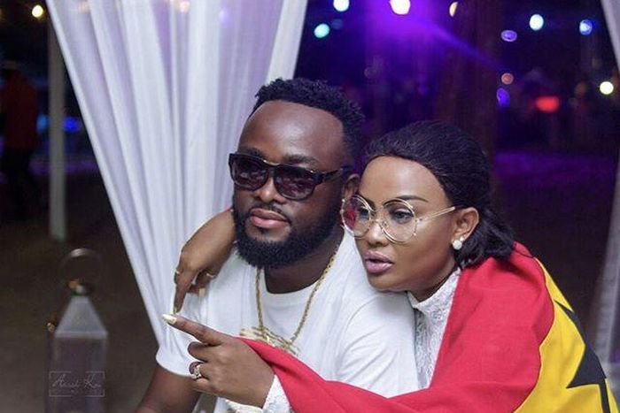 Ghanaian actress, Nana Ama Mcbrown and her husband, Maxwell Mensah