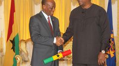 Seth Tekper and John Mahama