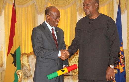 Seth Tekper and John Mahama