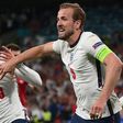 Leading from the front: England captain Harry Kane has scored four goals in his last three games at Euro 2020