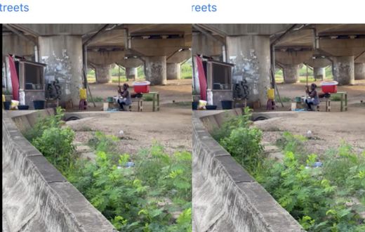 Police arrest two people for operating fufu ‘chop bar’ under Mallam Junction Overpass