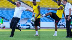 Photos: Shooting practice heralds Milovan Rajevac’s first Black Stars training