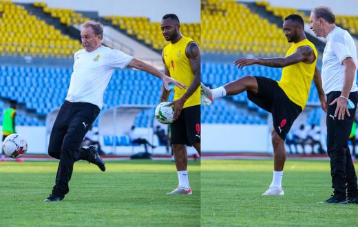 Photos: Shooting practice heralds Milovan Rajevac’s first Black Stars training