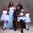 Mercy Johnson, husband mark 10th marriage anniversary with elegant family portraits