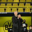 Dortmund's Norway forward Erling Braut Haaland is currently sidelined by a leg injury