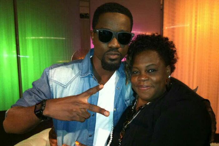 Sarkodie with Lilian Blankson