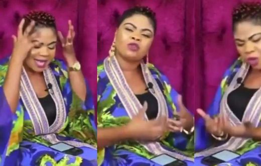 Empress Gifty teaches men how to suck breast