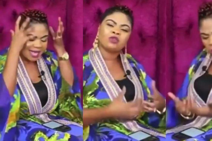 Empress Gifty teaches men how to suck breast