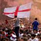 England fans outside Wembley ahead of the Euro 2020 final