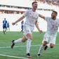 Aymeric Laporte (L) scored his first goal for Spain in the rout of Slovakia after switching his international allegiance from France