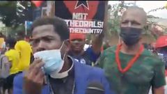 “Church members can’t pay offering & tithes” – Pastor cries at ‘Fix the country’ protest