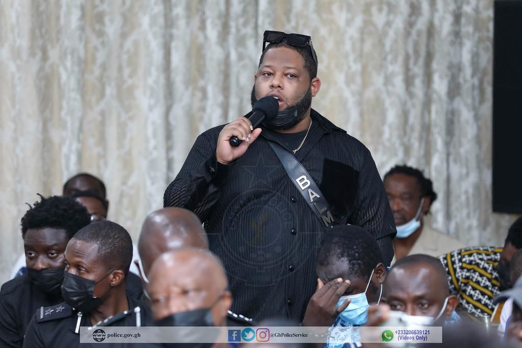 DBlack at the meeting with the IGP