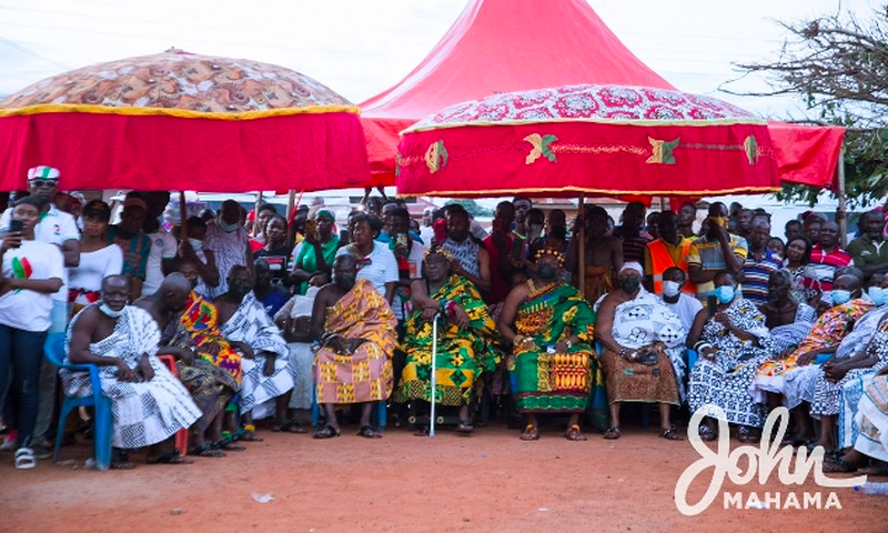 Chief of Asebu Putubiw, Nana Bokyerwa Ekwembir IV wants a distillery for his people.