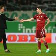 Bayern Munich coach Julian Nagelsmann (L) has backed star striker Robert Lewandowski (R) to win the Ballon d'Or