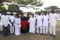 Hon Betty Mould-Iddrisu and Son Hassan with the Hamah family