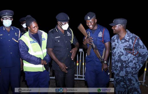 IGP visits night duty patrol