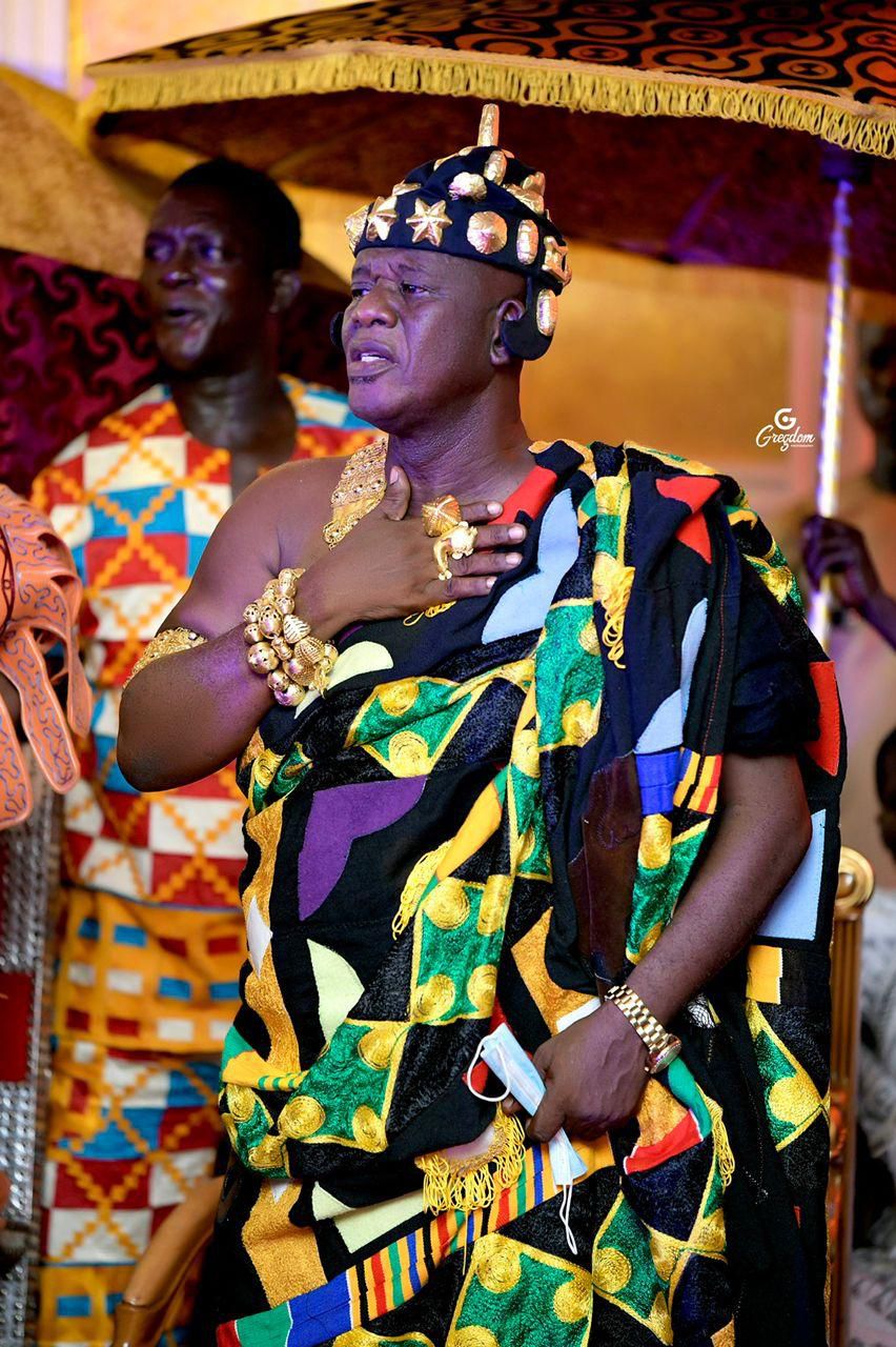 Rev. Ampomah Danso enstooled as Nkosuohene at Ngleshi Amanfrom