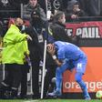 Marseille's Dimitri Payet was struck on the head by a bottle of water thrown from the crowd as he went to take a corner in the Ligue 1 game against Lyon last month